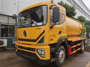 Camion d'aspiration des eaux usées Dongfeng 12m3 manuel Euro 6 de bonne qualité à prix abordable - Product Image 2