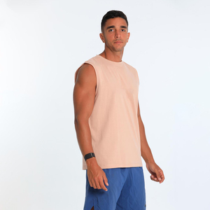 Débardeur athlétique décontracté pour hommes personnalisable doux respirant tricoté Gym Singlet superbe qualité OEM impression grande taille logo arrière - Product Image 3