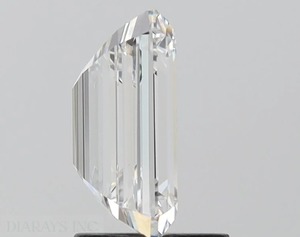 Diamant de laboratoire cultivé en CVD de 5,00 carats, taille émeraude, certifié IGI, couleur G, clarté, pour la fabrication de bijoux - Product Image 2