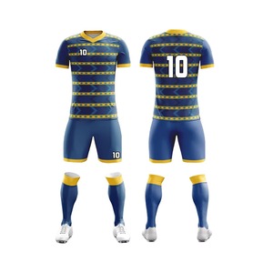 ชุดเครื่องแบบเสื้อฟุตบอลใหม่สำหรับฤดูกาลที่ขายดีที่สุดพร้อมบริการ OEM และฉลากส่วนตัว - Product Image 6