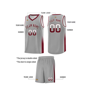 Ensemble de maillots de basket-ball sur mesure de haute qualité uniforme d'équipe pour Club grande taille technique imprimée d'été - Product Image 6