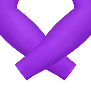 Mangas de brazo Unisex de Spandex/poliéster de secado rápido cómodas y elegantes con soporte muscular Protección UV transpirable para entrenamientos - Product Image 5