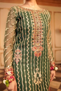 Costumes de mariage brodés pour femmes Shalwar Kameez Shalwar Kameez Shalwar Kameez Design indien pakistanais - Product Image 5