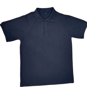 Camiseta de Manga Corta con Cuello Alto y Logotipo Frontal, 100% Algodón, para Hombre, Estampado por Transferencia Térmica, Informal, Transpirable, 180 Gramos - Product Image 1