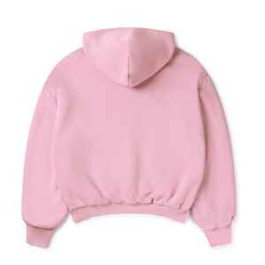 Sweat à capuche personnalisable unisexe haute GSM personnalisé en éponge française coupe régulière 100% coton polaire écologique - Product Image 6