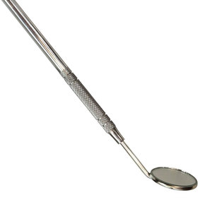 กระบอกน้ำทำความสะอาดฟันแบบแมนนวลด้ามจับมีกระจกปากทำจากสเตนเลสเป็นมิตรต่อสิ่งแวดล้อม - Product Image 3