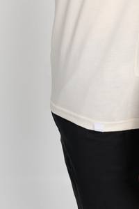 T-shirt pour homme en coton 100% en gros, poids lourd, uni, surdimensionné, respirant, impression personnalisée, broderie, qualité supérieure, blanc, surdimensionné - Product Image 4