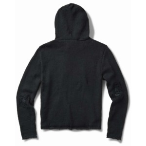 Sweat-shirt d'entraînement d'hiver 2026 100% coton délavé au soleil pour hommes Vêtement de sport respirant imprimé effet vieilli - Product Image 4
