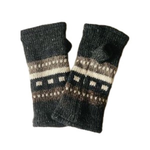 Gants sans doigts en laine tricotés chauds pour femmes de haute qualité pour le cyclisme et le ski dans les sports de plein air - Product Image 2