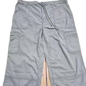 Pantalon long cargo 100% coton pour homme anti-rides style travail pantalon de survêtement baggy taille moyenne coupe ample lavage coloré techniques froissées - Product Image 5