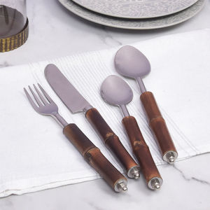 Services de table traditionnels en acier inoxydable - Portables, compatibles lave-vaisselle, écologiques et durables - Product Image 2