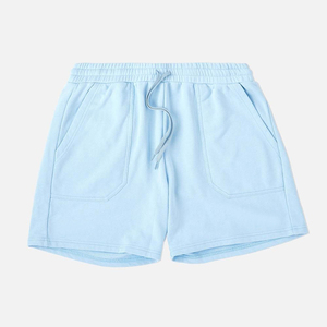 Custom Logo Summer Sports <b>Shorts</b> Men Drawstring Plain Dyed Cotton Fleece Casual Nonwoven Quick Dry Eco-Friendly Breathable - Product Image 5