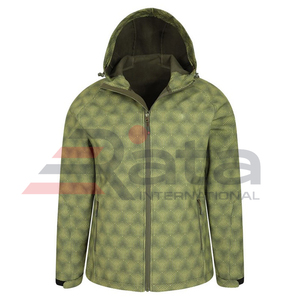 Chaqueta de Invierno Personalizada con Cierre, Cómoda y Transpirable, Último Diseño con Capucha Acolchada, Cortavientos Hecho de Lona - Product Image 5