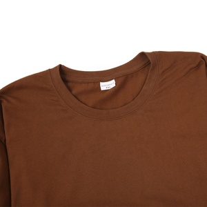 T-shirts pour hommes tendance, 100% coton, col rond, manches courtes, avec couleurs contrastées, qualité supérieure, 100% coton - Product Image 4