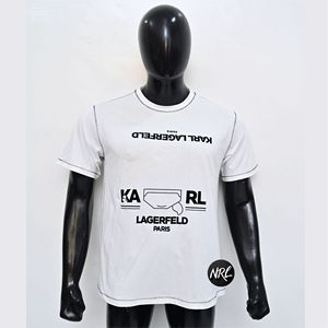 เสื้อยืดทรงบ็อกซี่ คอโอ แขนเสื้อแบบดรอปโชว์เดอร์ ตะเข็บเดี่ยว พิมพ์ลาย ผ้าฝ้ายทอ 100% ทรงปกติสำหรับผู้ชาย - Product Image 1