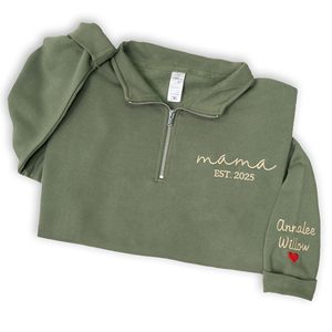 Sudadera con capucha para mujer OEM, 100% algodón, corte holgado, peso pesado, transpirable, cuello alto, con cremallera, diseño bordado, para invierno - Product Image 1