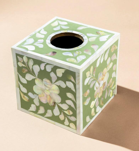 Boîte à mouchoirs personnalisée avec logo, porte-mouchoirs en incrustation d'os, couleur provenant d'un fabricant indien, porte-mouchoirs par - Product Image 4