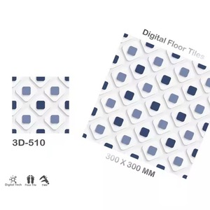 Vistaar Thương hiệu mới nhất 3D thiết kế hồ bơi bầu trời màu xanh bóng Non-Slip <span class=keywords><strong>12x12</strong></span> kỹ thuật số in gốm tráng men gạch lát sàn - Product Image 3