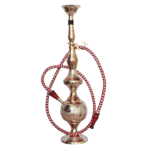 Novedad: Cachimba de Latón Exclusiva Premium, Elegante Diseño Moderno Chapado en Oro, Cachimba de Latón para Fumar con Pipa - Product Image 4