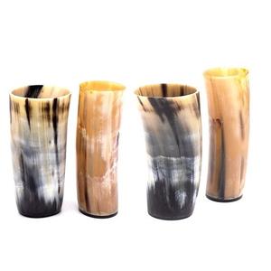 Logotipo personalizado Cuerno vikingo medieval Vaso para beber Respetuoso con el medio ambiente Hecho a mano Estilo animal Taza Vintage Barras pulidas para regalos - Product Image 4