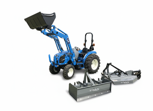 Mini-tracteur DIY 2 temps/4 temps EPA LS 2026 avec chargeur frontal et pelle arrière 4x4 pour jardin et ferme - Product Image 1