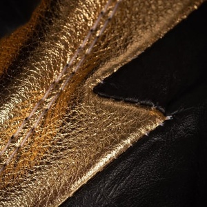 Gants de boxe Fly Black Golden les plus vendus, fabriqués sur mesure, prix abordable, logo personnalisé, gants de sparring en cuir véritable - Product Image 5