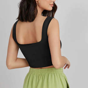 Camiseta Corta de Algodón Orgánico de 200 Gsm para Mujer, Color Sólido, de Zavi Sports - Product Image 5