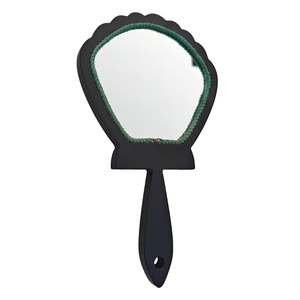 Espejo de Mano de Madera, Elegante y Duradero, Espejo de Vanidad Personal para Uso Diario, Maquillaje, Cuidado de la Piel y Viajes, con Mango y Acabado Liso - Product Image 3