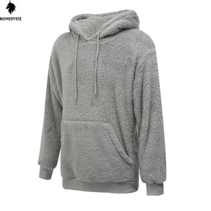 เสื้อฮู้ดแบบสวมหัวของผู้ชายผ้าเทอร์รี่ผ้าฝ้าย100% น้ำหนักเบาลายนูนแบบลำลองสีทึบออกแบบได้ตามต้องการ - Product Image 3