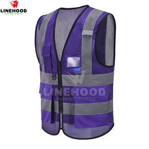 Chaleco de seguridad para hombre de color personalizado de gran venta, ropa de trabajo de tendencia superior de poliéster transpirable e impermeable - Product Image 2