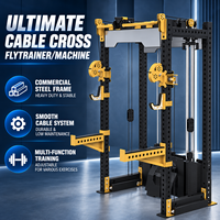 BN Multi-fonctions Double Station de Musculation à Câbles pour Studio de Fitness et Académie Athlétique – Machine d'Entraînement Ultime pour Exercices de Cross Fly