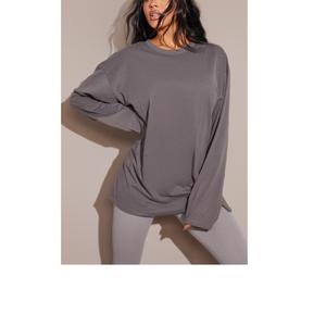 Camiseta deportiva de manga larga sin costuras para mujer, top de gimnasio clásico, novedad, proveedor de BD - Product Image 1