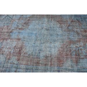 Alfombra Turca de 5.7x8.8 pies, Alfombra Vintage Grande, Alfombra Oriental Azul - Product Image 5