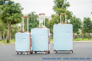 Maletas 887 Pp, maletas con asa de aleación de aluminio, Juego de 3 piezas, bolsas de equipaje multifuncionales de 4 ruedas, fundas para colgar Phat - Product Image 4