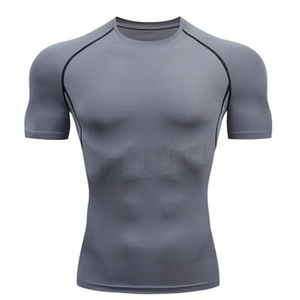 Lightweight Wholesale Custom Design Running Set Fitness Sport Wear Breathable Jersey <b>MMA</b> <b>Rash</b> <b>Guard</b> - Product Image 4