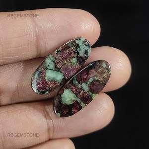 Par de Cabujones de Cuarzo Natural, Piedras Preciosas Sueltas con Forma Personalizada y Múltiples Tamaños para la Fabricación de Joyas - Product Image 5