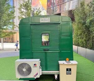 Tuktuk Drivable Mobile Street Trailer Bakery Hot Dog Totalmente Carregado Único Combi Aço Inoxidável Retro Food Truck Elétrico nos EUA - Product Image 5