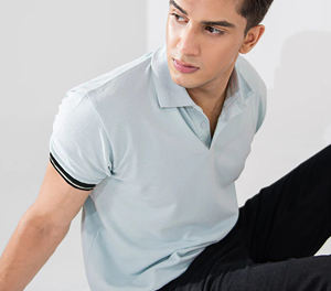 Polos personalizados con bolsillo para hombre, manga corta, Micro poliéster, absorción de humedad - Product Image 2