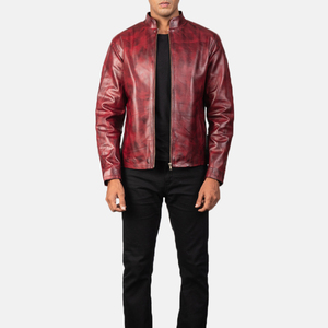 High Quality Fashion Leather <b>Jackets</b> for <b>Men's</b> Plain Solid Color Plus Size Breathable Custom <b>Men</b> Leather <b>jacket</b> for <b>men</b> - Product Image 3