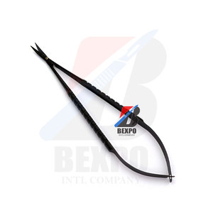 Microcirugía Dental Castroviejo Tijera Quirúrgica Angular Haf Color Negro Capa Instrumentos manuales Fabricado por BEXPO - Product Image 5