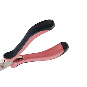 Pince à ruban adhésif pour extensions de cheveux Pince à ruban adhésif en acier inoxydable à revêtement de couleur Pince à pointe plate pour extensions de cheveux - Product Image 5
