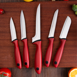 Venta al por mayor personalizado de alta calidad OEM ODM servicio Chef cuchillo conjunto profesional de acero de Damasco hecho a mano 5 piezas ambidiestro - Product Image 6
