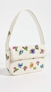 Bolso de Mano con Cuentas de Vidrio con Diseño Floral Tropical Certificado por MS Handicraft, Forma y Color Personalizados, Bolso Mexicano para Fiesta con Cadena Cruzada - Product Image 2
