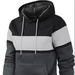 Wholesale Custom Logo Fleece Hoodie for Men Heavy Weight Plain Fleece Long Sleeve Zip Hoodie 6XL Size basics,cotton blended - Product Image 1