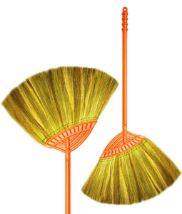 Fabricant vietnamien de balais à gazon en fibre plastique, ensemble de pelle à poussière à long manche, bon prix, prêt à exporter - Product Image 3