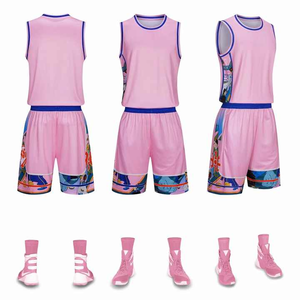 Uniformes de basket-ball pour jeunes en polyester à séchage rapide de haute qualité ensemble unisexe respirant pour hommes et enfants pour les sports d'été - Product Image 5