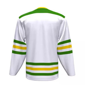 Maillot de hockey sur glace unisexe personnalisé bas Vente en gros de quantité minimale de commande Vêtements d'entraînement pour hommes et femmes Maillot de hockey blanc bon marché pour jeunes et adultes THT WEARS - Product Image 5