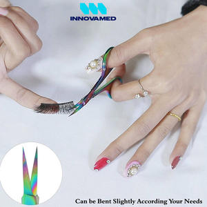 เครื่องมือดูแลส่วนบุคคล ตัดแต่งหนังกำพร้า ใบมีดสแตนเลสคมตรง ปรับแต่งได้ กรรไกรตัดหนังกำพร้า/คิ้ว สำหรับคนถนัดขวา - Product Image 4