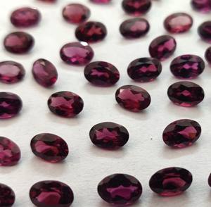 Grenat Rhodolite rose naturel coupe ovale 3x5mm grenat Rhodolite rose à facettes en vrac pierre précieuse de qualité supérieure - Product Image 6