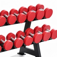 Mancuernas de Acero con Diseño de Estrella, Ecológicas, sin Olor, para Gimnasio en Casa, Aptas para Hombres y Mujeres